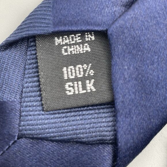 Michael Kors Lands End Silk Neckties Lot of 3 / 1 Bow Tie Striped Blue Orange - Picture 15 of 16